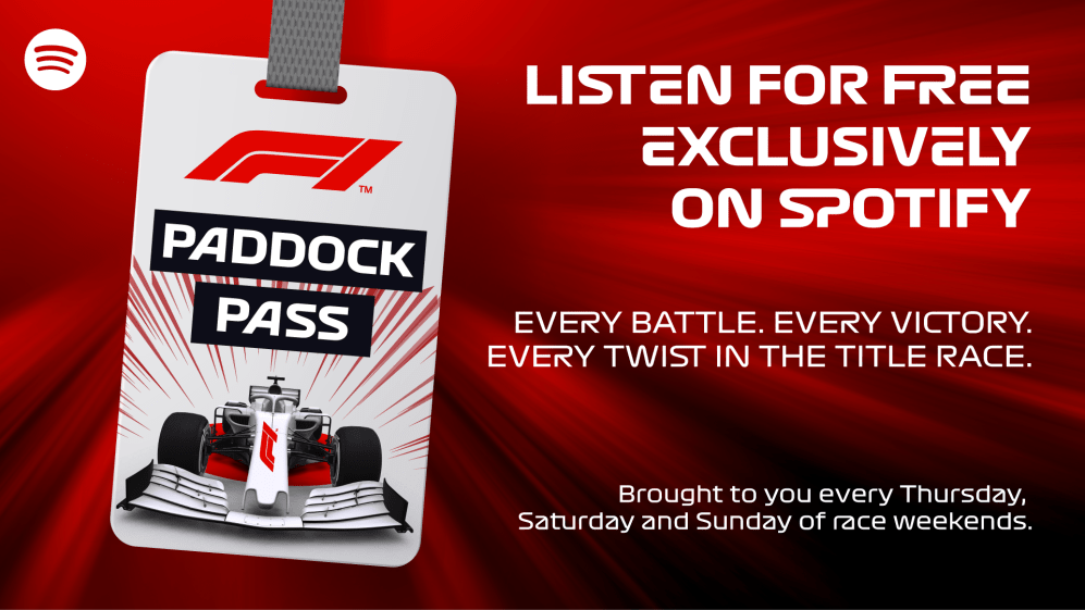 Formula 1 and Spotify announce new podcast series Formula 1